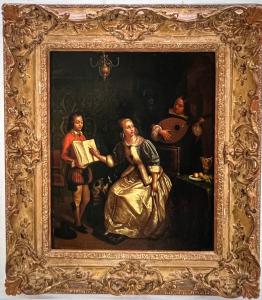 Concert, Willem Van Mieris (Leiden 1662 – 1747)
